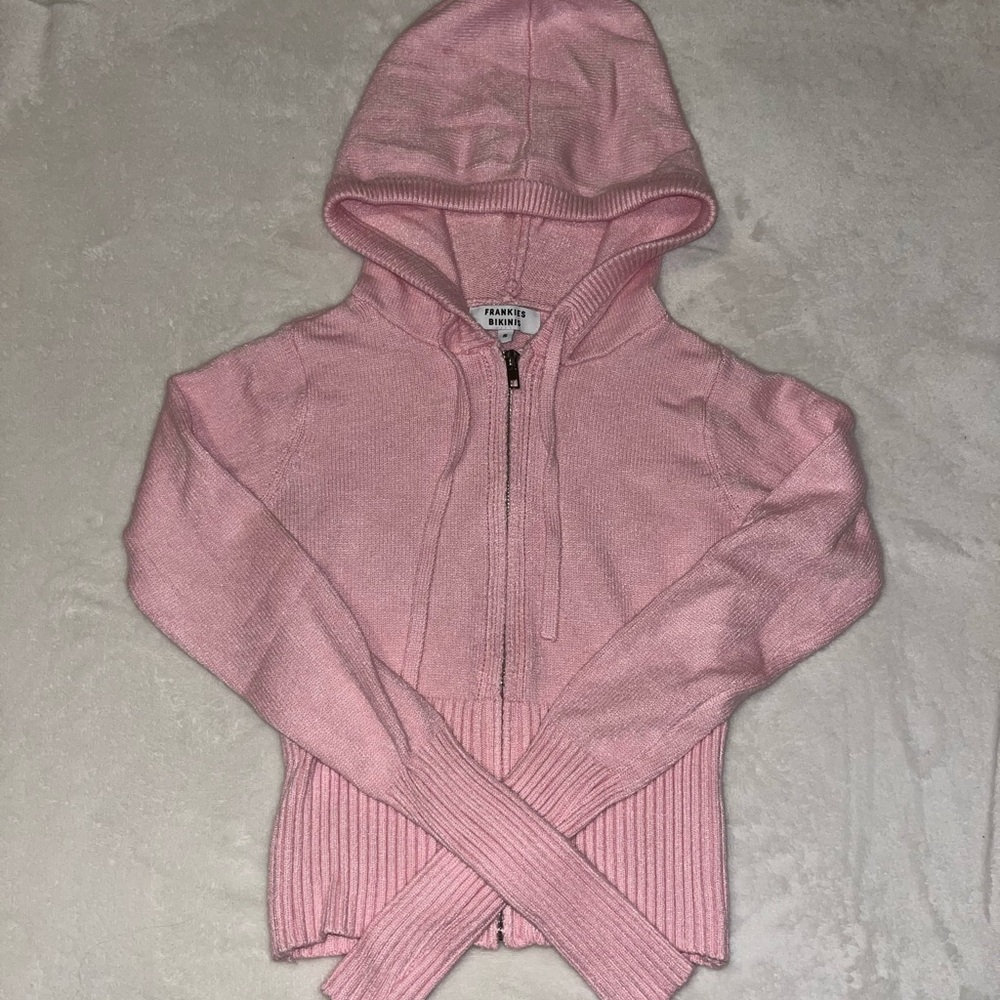 Frankie's Bikinis Aimee cloud knit hoodie